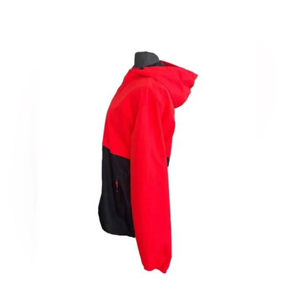 PGA Tour Men's Red Black Golf Zip Up Windbreaker Jacket - Picture 6 of 8